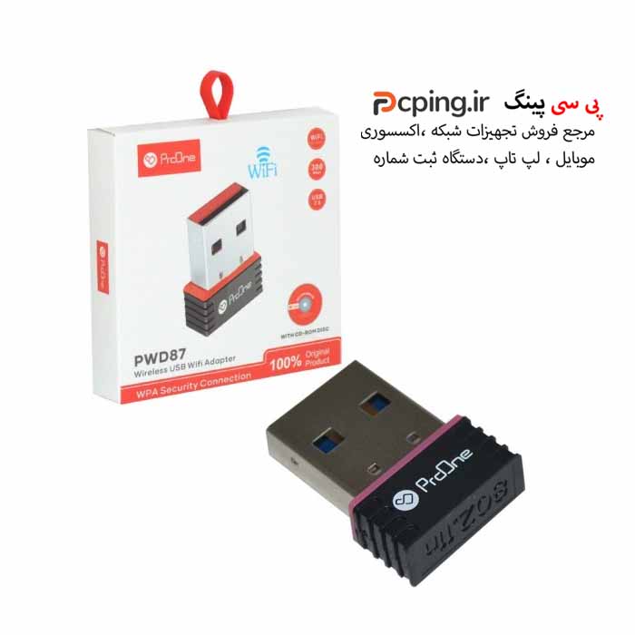 کارت شبکه بی سیم پرووان مدل PROONE PWD87 WIFI (همراه با گارانتی)